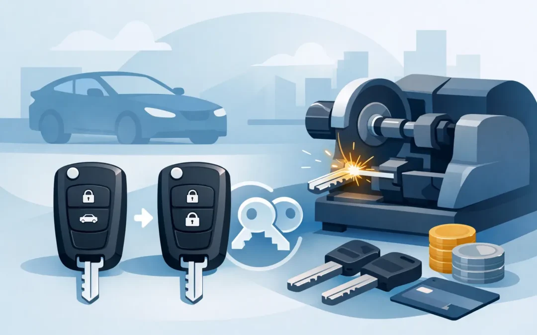 Cuánto cuesta duplicar una llave de carro