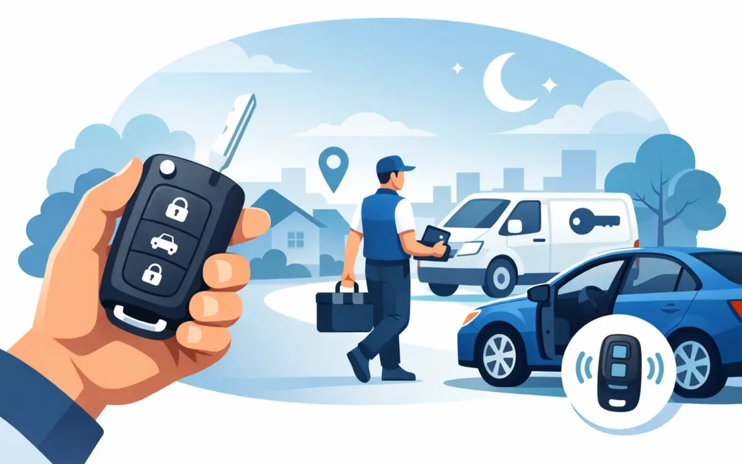 Servicio de llaves de auto a domicilio 24/7
