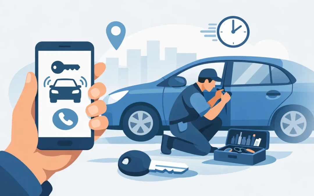 Cómo pedir cerrajero automotriz urgente