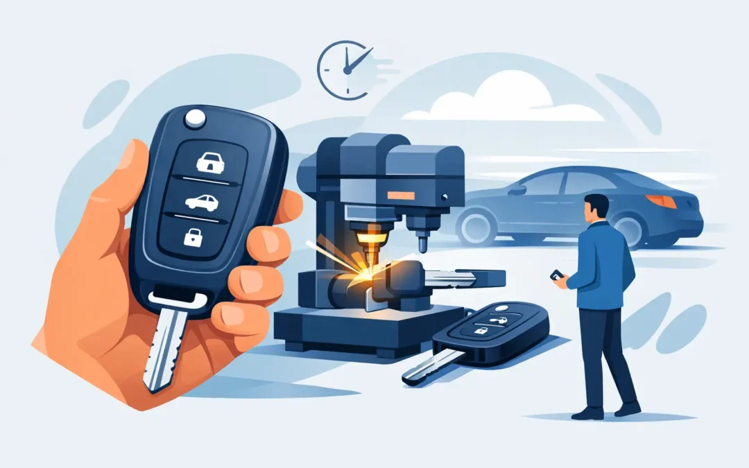 Copia de llave de carro rápido sin esperar