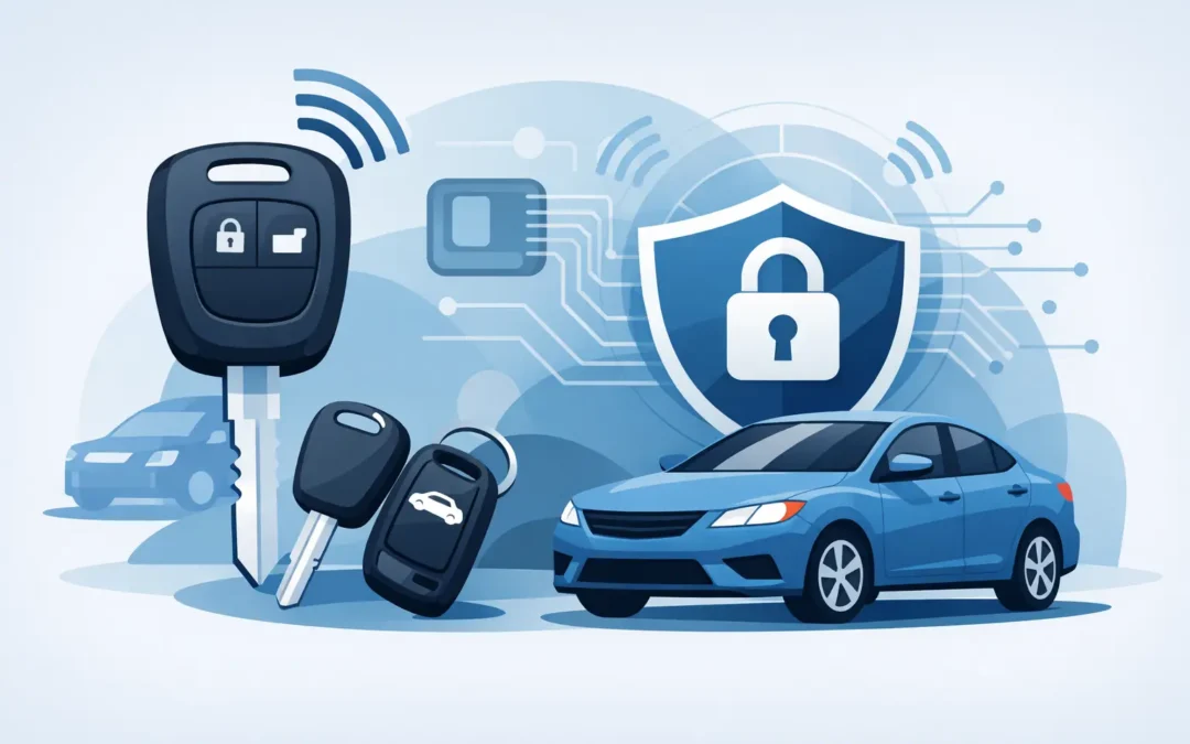 Guía de llaves con chip para tu carro