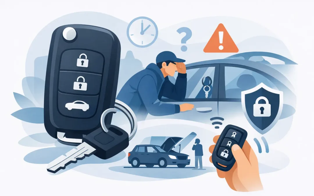Guía para emergencia con llaves del coche