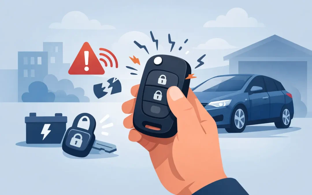 Por qué falla el control remoto del auto