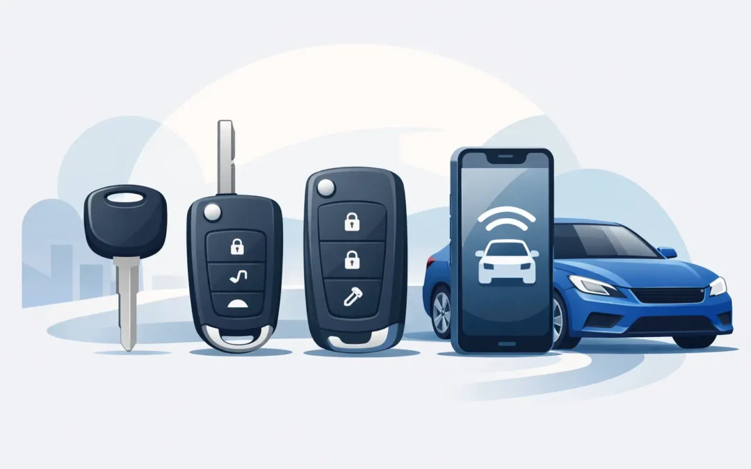 Tipos de llaves para autos: cuál necesita tu coche