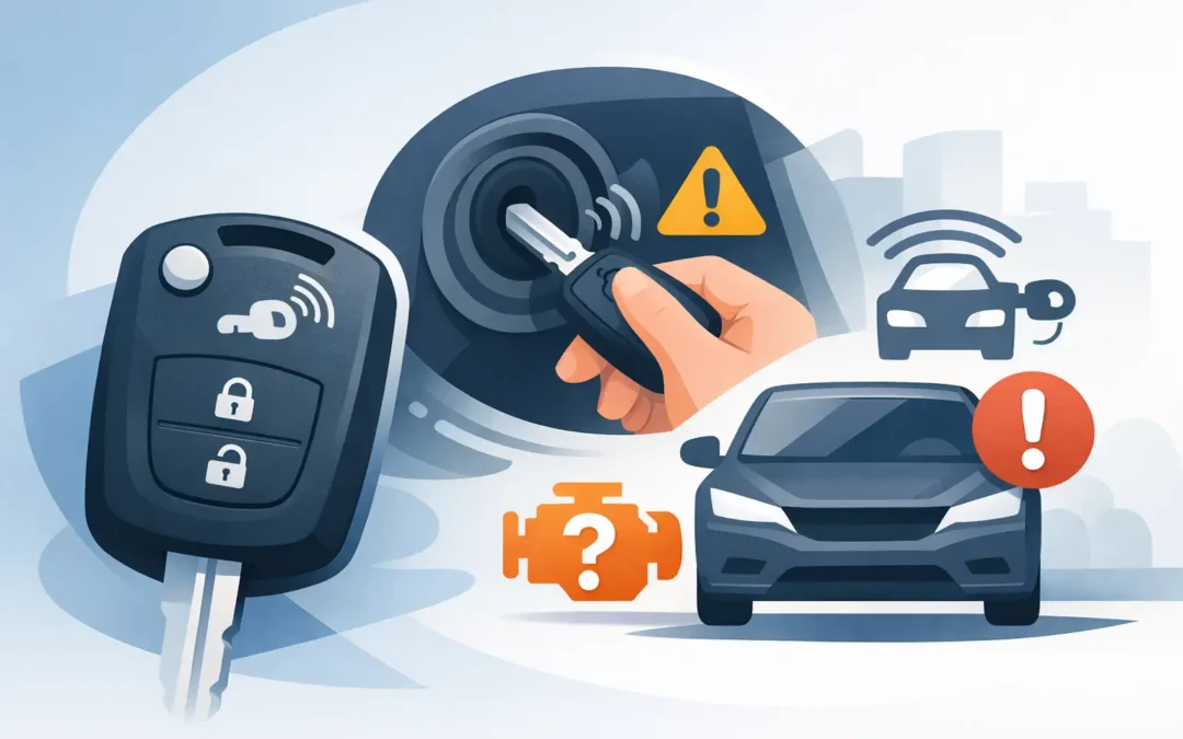 Cómo saber si la llave transponder falla