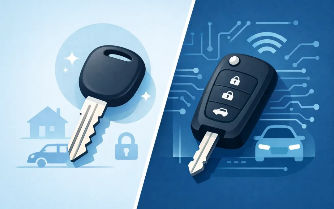 Llave original vs copia codificada: qué cambia