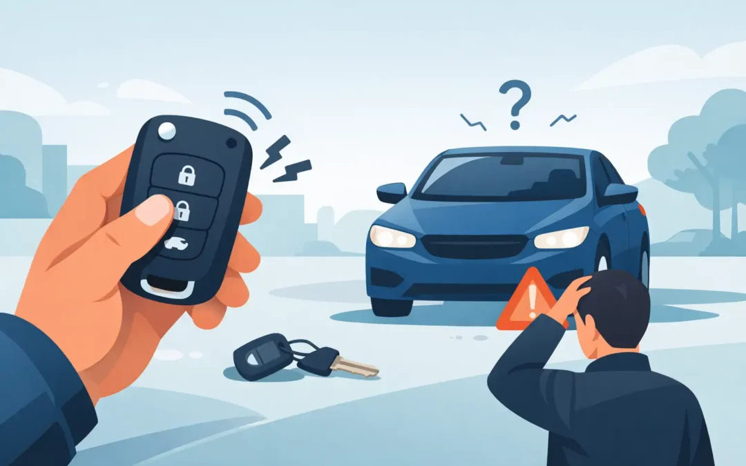 Qué hacer si el control no responde del coche