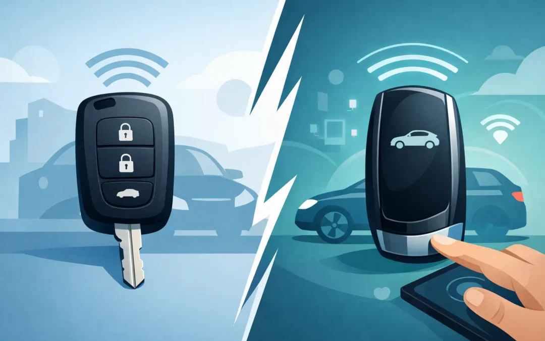 Control remoto versus llave inteligente: diferencias