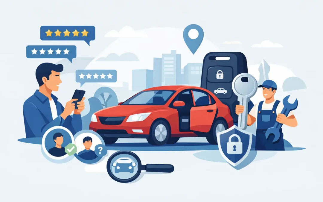 Reseñas cerrajeros: cómo elegir ayuda para tu coche